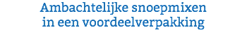 Ambachtelijke snoepmixen in een voordeelverpakking
